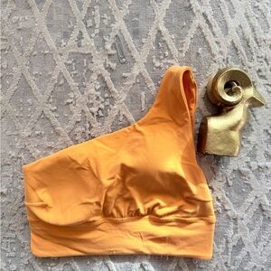 Lululemon Energy longline sports-bra size 6, tangerine